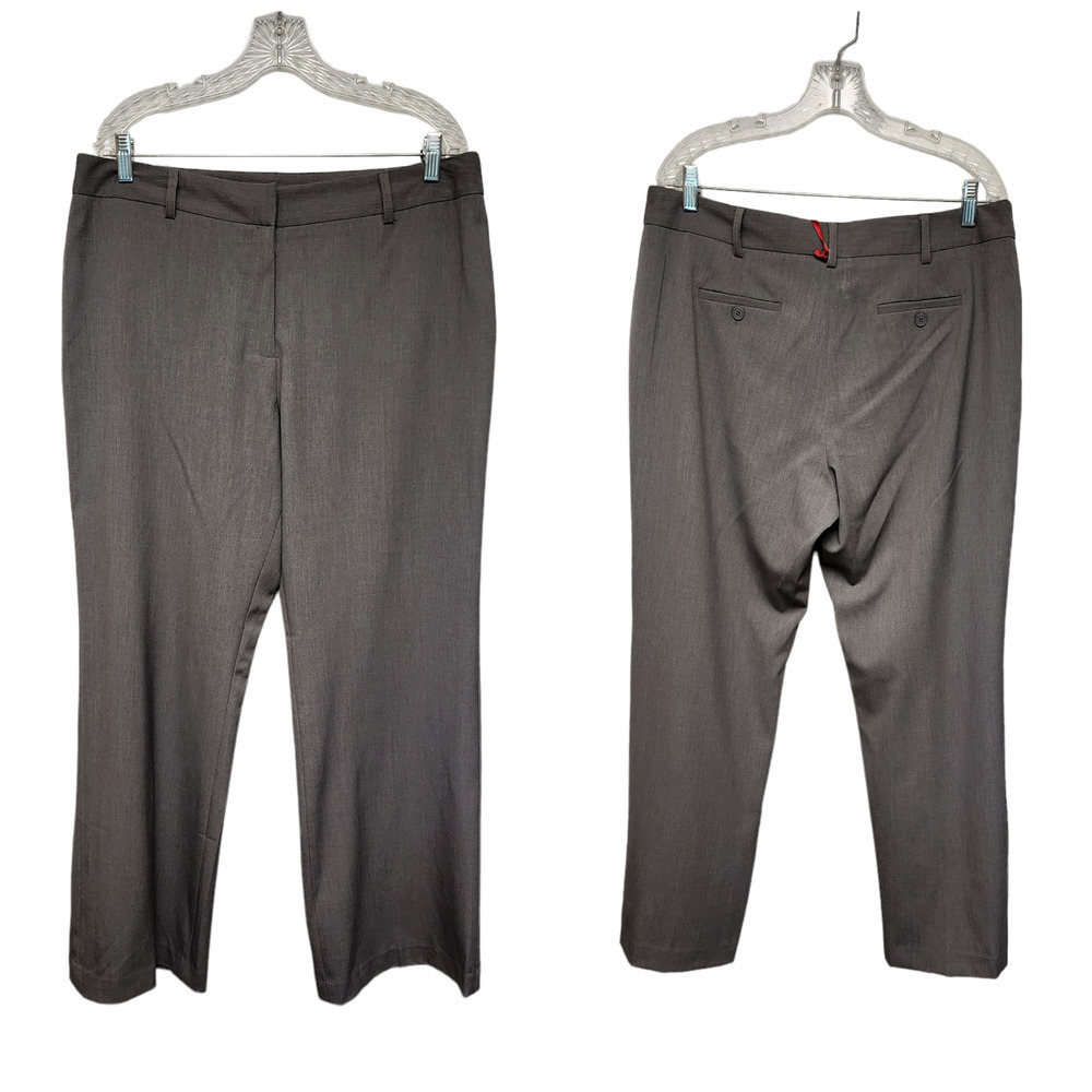 Ruby Rd. Wide-Leg  Dress Pants Size 16 Color Gray